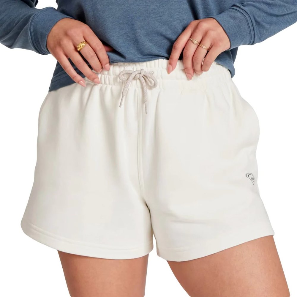 COPY - COPY - Allbirds Womens R&R Sweat Short Natural White Size Medium